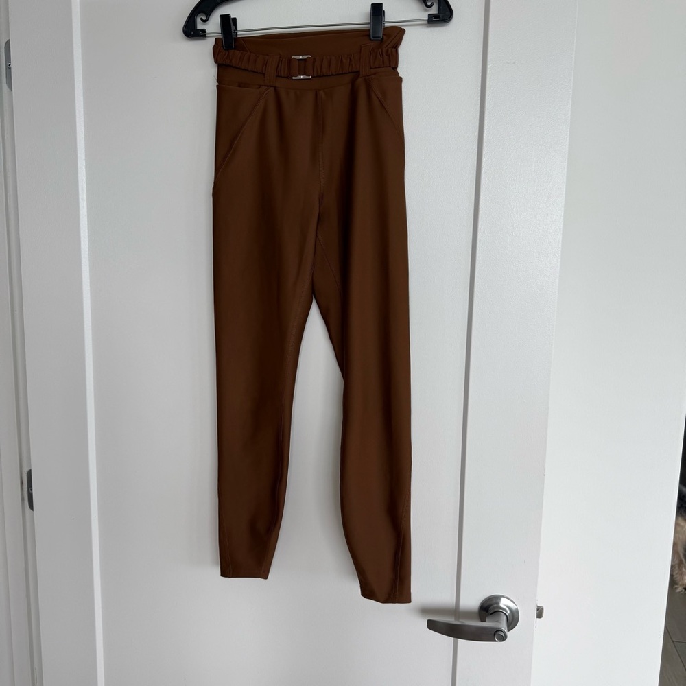 ALO Yoga Brown High-Rise Leggings - Picture 10 of 13